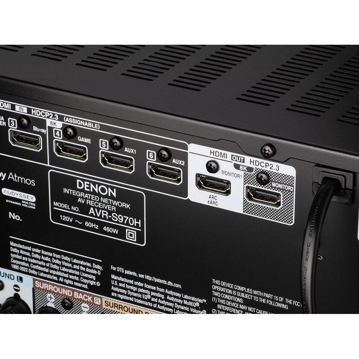 7.2 kanalų AV imtuvas - stiprintuvas AVR-S970H 4