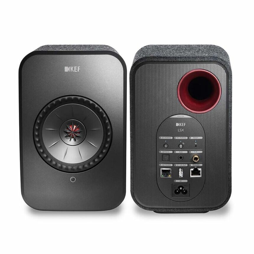 Lentyninė kolonėlė KEF LSX Bevielė 3 Lentyninė kolonėlė KEF LSX Bevielė 3