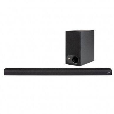 „Soundbar“ tipo garso sistema su beviele žemų dažnių kolonėle SIGNA S2