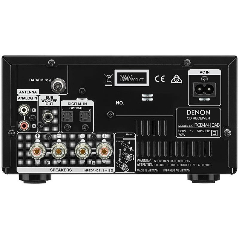 Stereo CD imtuvas ir DAB+ RCD-M41 1